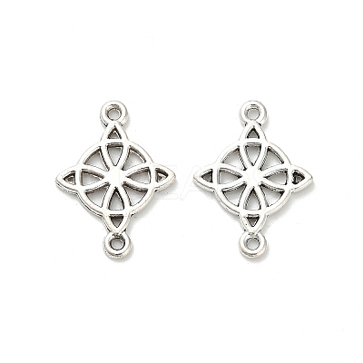 Tibetan Style Alloy Viking Knot Connector Charms FIND-H053-14AS-1