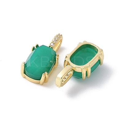Natural & Dyed White Jade Pendants X-KK-F892-31G-02-1