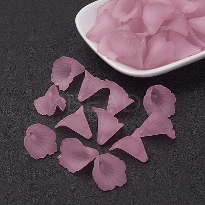 Transparent Acrylic Bead Caps X-PL551-C10-1