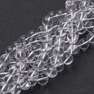 Synthetic Quartz Crystal Beads Strands GSR4mmA039-1-1