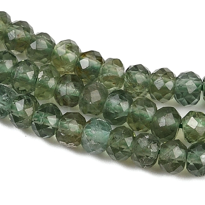 Natural Green Apatite Beads Strands G-E194-04-01-1