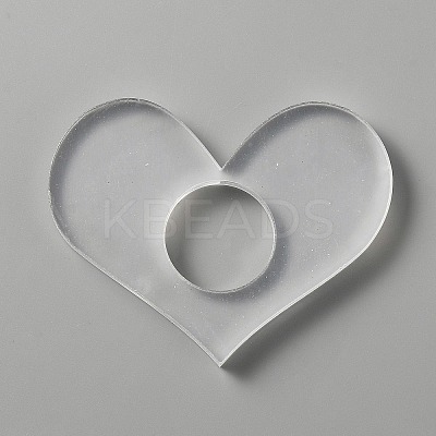 Transparent Acrylic Thumb Bookmark OFST-WH0002-14C-1