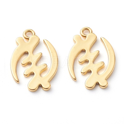 Brass Pendants KK-Z010-16G-1