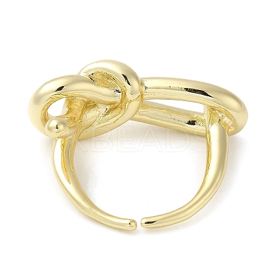Brass Open Cuff Rings RJEW-Q778-53G-1