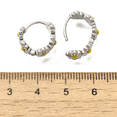 304 Stainless Steel Hoop Earrings for Women EJEW-C096-46P-1