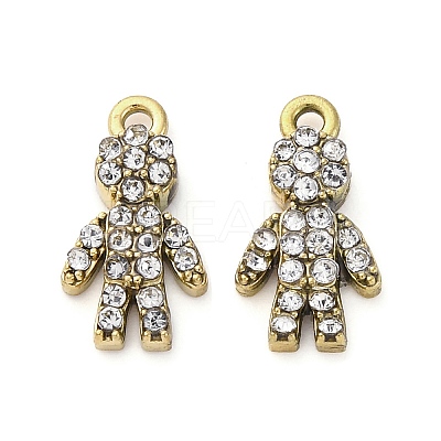304 Stainless Steel Charms STAS-V003-05G-12-1