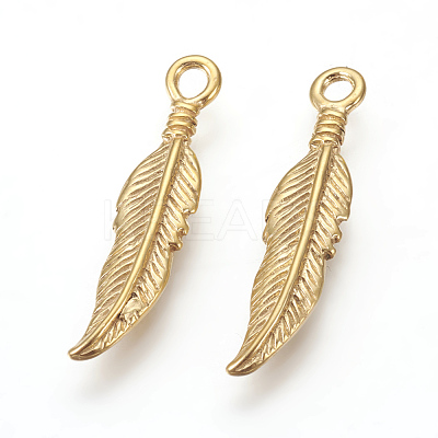 304 Stainless Steel Pendants STAS-E446-08G-1