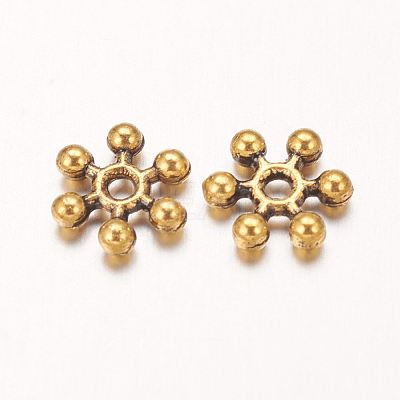 Zinc Alloy Beads Spacers PALLOY-Q062-AG-1
