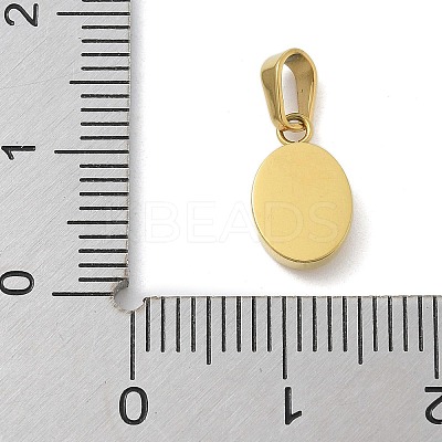 Ion Plating(IP) 304 Stainless Steel Micro Pave Cubic Zirconia Pendants STAS-Z107-02G-02-1