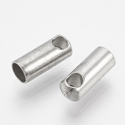 Tarnish Resistant 201 Stainless Steel Cord Ends STAS-S028-31-1