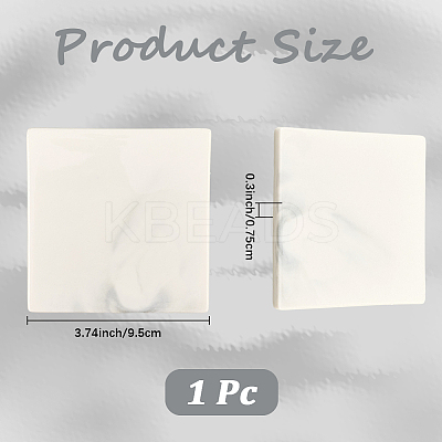 Marble Pattern Porcelain Wax Seal Mats AJEW-WH20007-82A-02-1