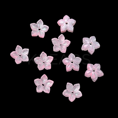Dyed & Heated Glass Bead Caps GLAA-Z019-02-1