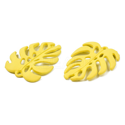 Spray Painted Alloy Pendants PALLOY-N155-114D-1