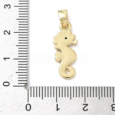 Brass Micro Pave Cubic Zirconia Pendants KK-K368-55G-1