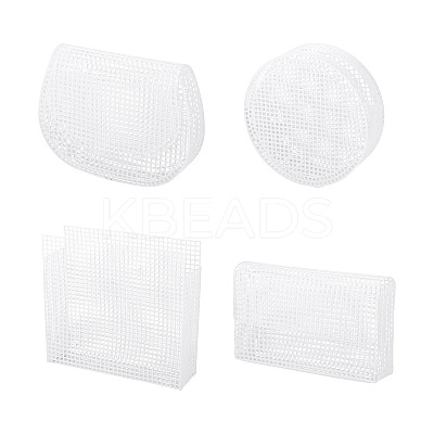 4 Styles Plastic Mesh Sheets FIND-TA0006-66-1