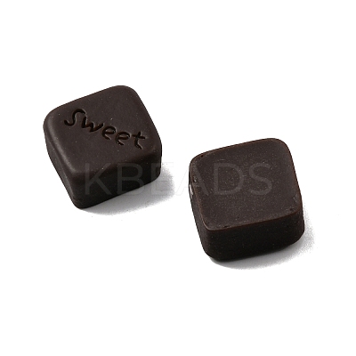 Imitation Food Resin Cabochons LS-RESI-WH0035-18A-A03-1