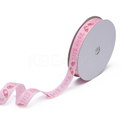 Mixed Baby Shower Ornaments Decorations Polyester Grosgrain Ribbons OCOR-X0001-1