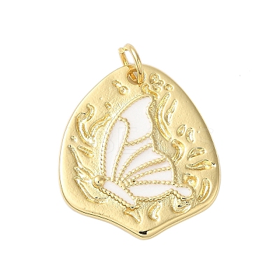 Rack Plating Brass Enamel Pendants KK-S372-04B-03-1