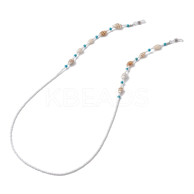 Glass Seed Beaded Eyeglasses Chains AJEW-TA00036-1