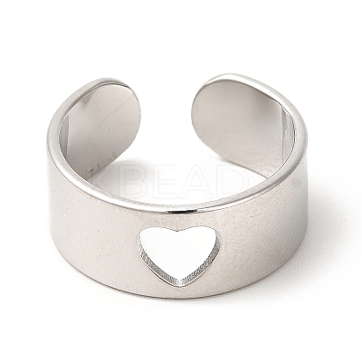 Non-Tarnish 201 Stainless Steel Ring RJEW-E063-05P-1