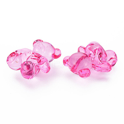 Transparent Acrylic Beads MACR-S373-71-B04-1