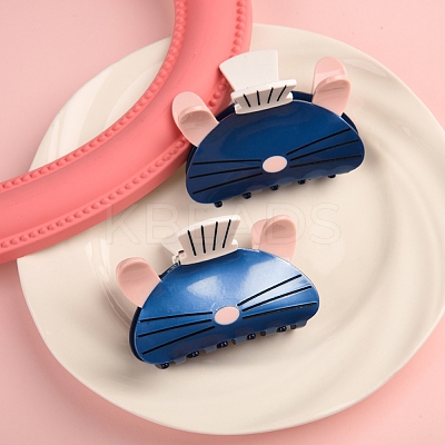 Cellulose Acetate(Resin) Claw Hair Clips PW-WG364EB-01-1
