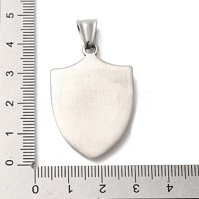 304 Stainless Steel Pendants STAS-D091-08AS-1