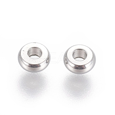 Tarnish Resistant 304 Stainless Steel Spacer Beads STAS-F205-02P-A-1
