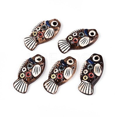 Handmade Porcelain Big Pendants PORC-T133-34-1