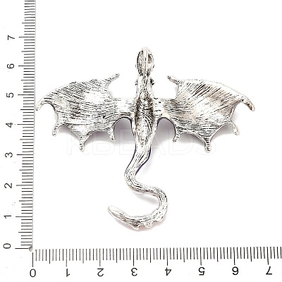 Alloy Rhinestone Big Pendants X-FIND-I060-01AS-05-1