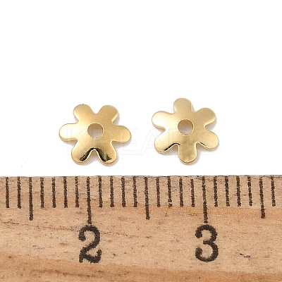 Brass Bead Caps KK-H503-06G-1