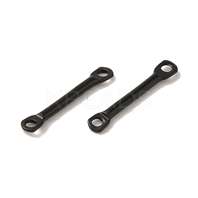 304 Stainless Steel Connector Charms STAS-Q323-04C-B-1