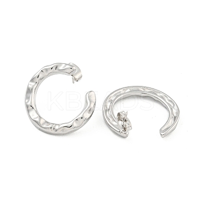 Non-Tarnish Ring 304 Stainless Steel Ear Studs EJEW-L290-004P-1