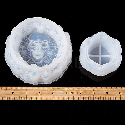DIY Silicone Ashtray & Candle Holder Molds DIY-TA0002-89-1