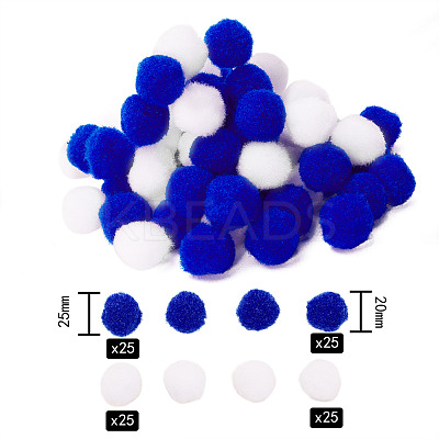 DIY Pom Pom Ball Decoration Making Kits DIY-SZ0001-40C-1