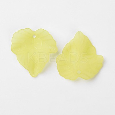 Autumn Theme Transparent Frosted Acrylic Pendants LS-X-PAF002Y-17-1