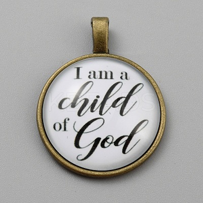 Alloy Pendant FIND-WH0423-65AB-1