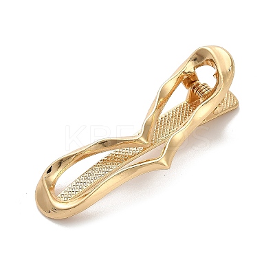 Alloy Alligator Hair Clips AJEW-A061-01A-G-1
