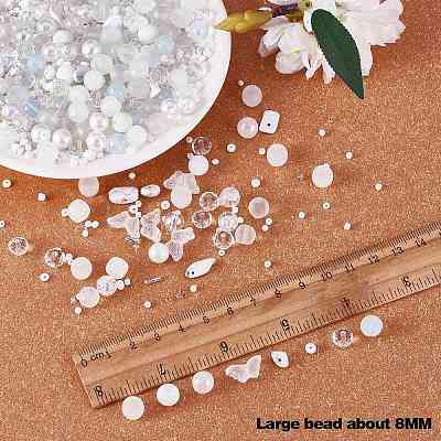 2 Bag Glass Round Beads Set JX547A-1