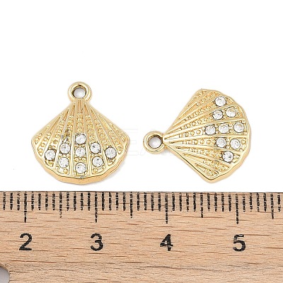 Alloy Crystal Rhinestone Pendants FIND-M018-14G-1