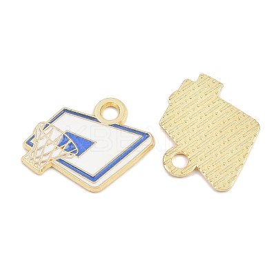 Alloy Enamel Pendants FIND-I065-01B-G-1