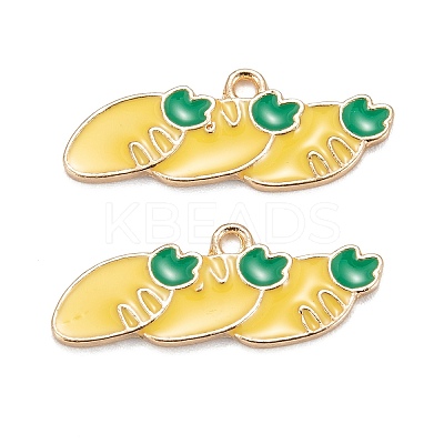 Alloy Enamel Pendants ENAM-O048-04KCG-E-1