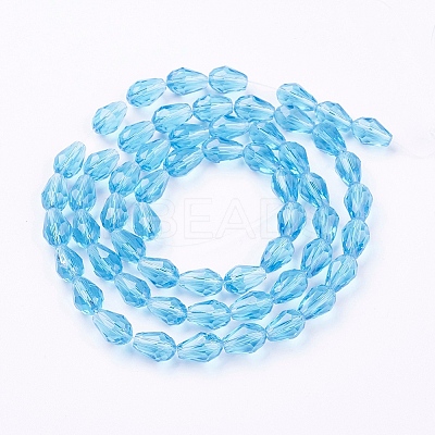 Glass Beads Strands LS-GLAA-R024-11x8mm-7-1