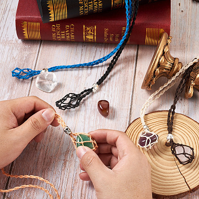 DIY Pendant Necklaces Making Kits DIY-FW0001-05-1