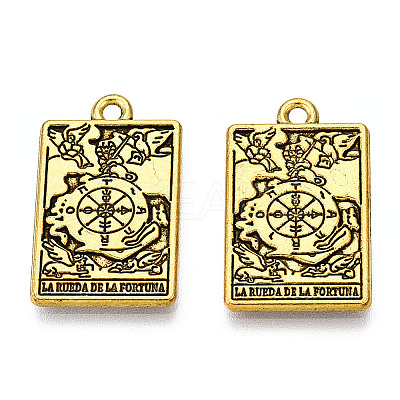 Rack Plating Alloy Pendants PALLOY-WH0103-04B-AG-1