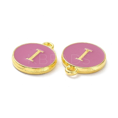 Golden Plated Alloy Enamel Charms ENAM-XCP0001-13I-1