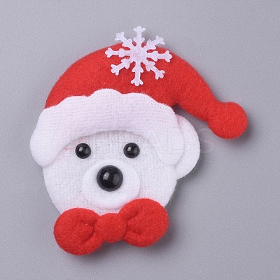 Bear Shape Christmas Cupcake Cake Topper Decoration DIY-I032-08-1