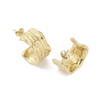 316 Surgical Stainless Steel Stud Earrings for Women STAS-B063-01G-03-1