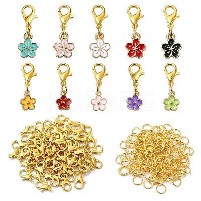 DIY Flower Pendant Decoration Kits DIY-YW0009-28-1