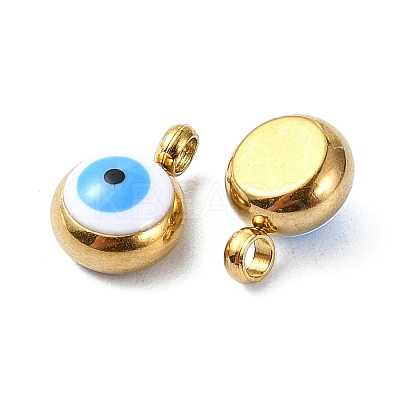 Ion Plating(IP) Real 18K Gold Plated 201 Stainless Steel Charms STAS-L024-020G-04-1